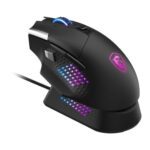 MSI Gaming Mouse + Dock, Black, RGB, Optical