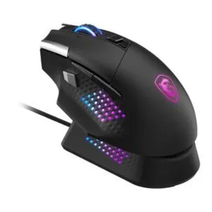 MSI Gaming Mouse + Dock, Black, RGB, Optical