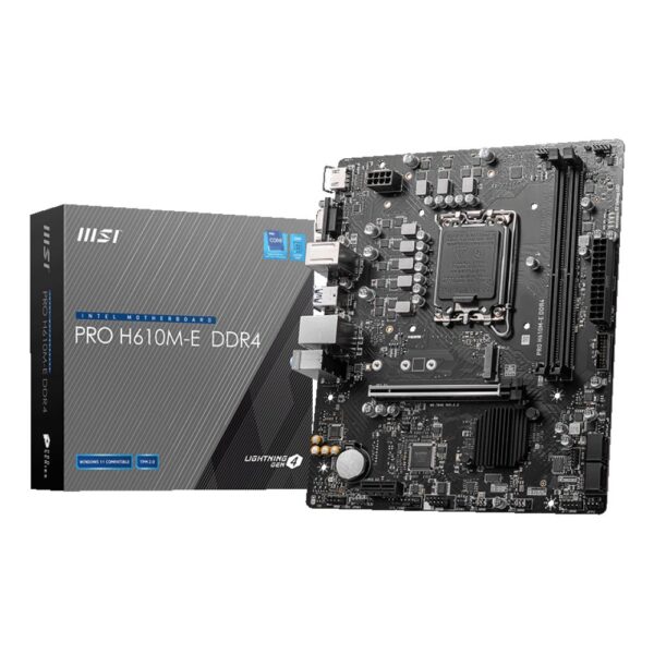 MSI H610M-E DDR4 Micro ATX Motherboard