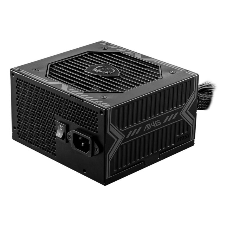 MSI MAG A650BN PSU - 650W, 80 Plus Bronze, 12V Rail, 120mm Fan, Non-Modular