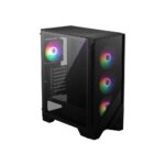 MSI MAG Forge 120A Midi Tower Black, Transparent
