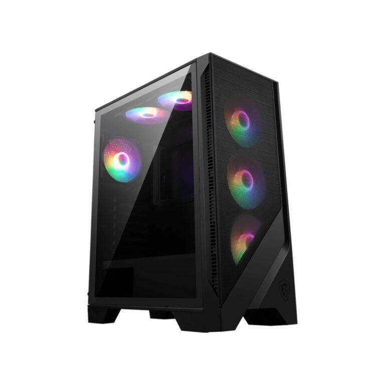 MSI MAG Forge 120A Midi Tower Black, Transparent