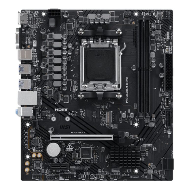 MSI PRO A620AM-B EVO AM5 ATX Motherboard