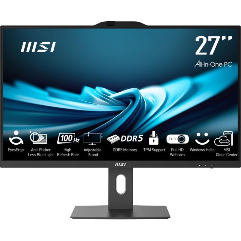 MSI Pro AP272P i7 14700 All-in-One PC, 27" 1TB SSD, 16GB RAM, Win11PRO