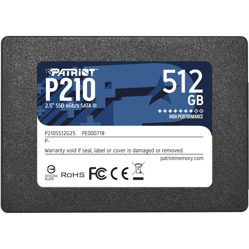 Patriot Memory P210 512GB SATA III SSD