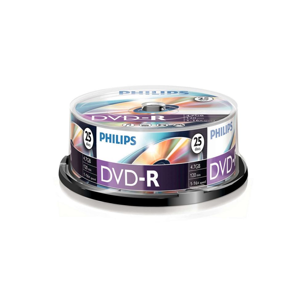 Philips 25 DVD-R Spindle Pack