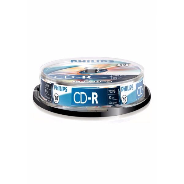 Philips 52X CD-R 10-Pack Spindle