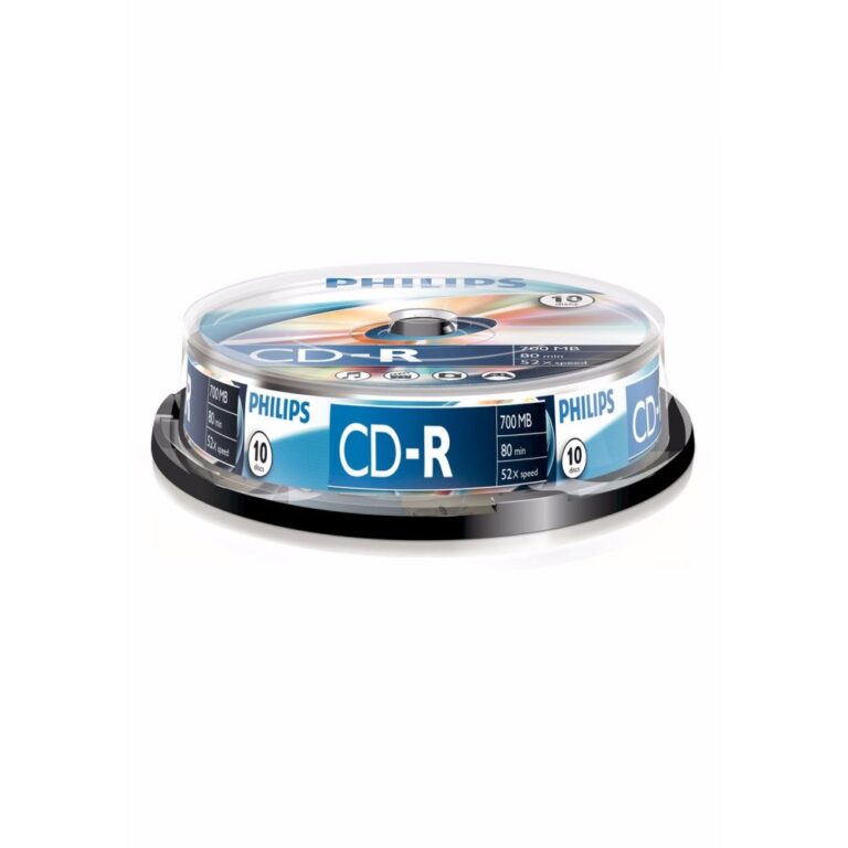 Philips 52X CD-R 10-Pack Spindle