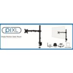 piXL Single Arm Monitor Mount 27" Black