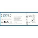 piXL Single Arm Monitor Mount 27" Black