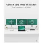 Plugable 12-in-1 USB-C Triple Monitor Dock