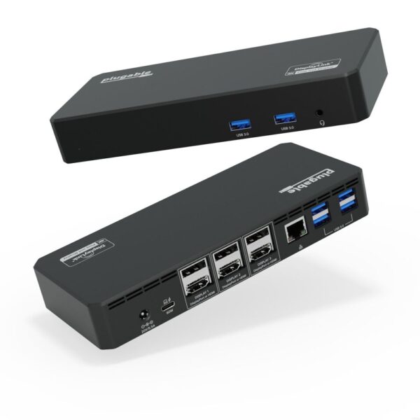 Plugable 12-in-1 USB-C Triple Monitor Dock