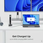 Plugable 16-in-1 Thunderbolt 4 Dock with 100W Charging and 4K Quad Monitor Support