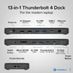 Plugable Thunderbolt 4 Dock with 100W Charging
