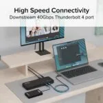 Plugable Thunderbolt 4 Dock with 100W Charging