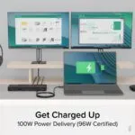 Plugable Thunderbolt 4 Dock with 100W Charging