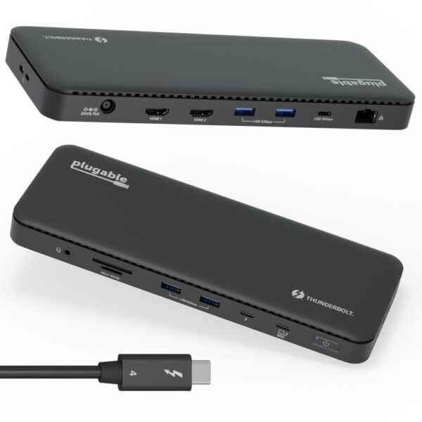 Plugable Thunderbolt 4 Dock with 100W Charging