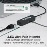 Plugable USB-C Ethernet Adapter 2. 5Gb 100W PD