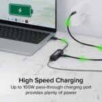 Plugable USB-C Ethernet Adapter 2. 5Gb 100W PD