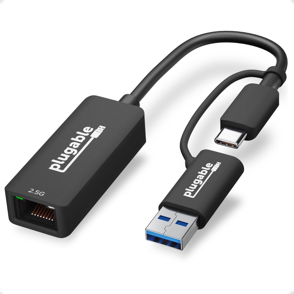 Plugable USB-C to 2.5GbE Adapter