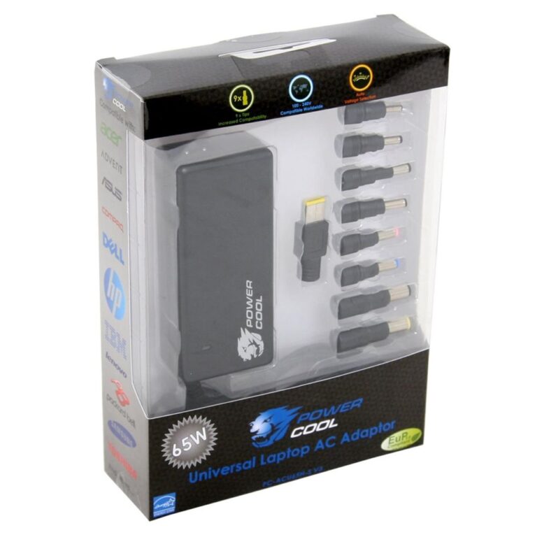 Powercool 65W Universal Adapter