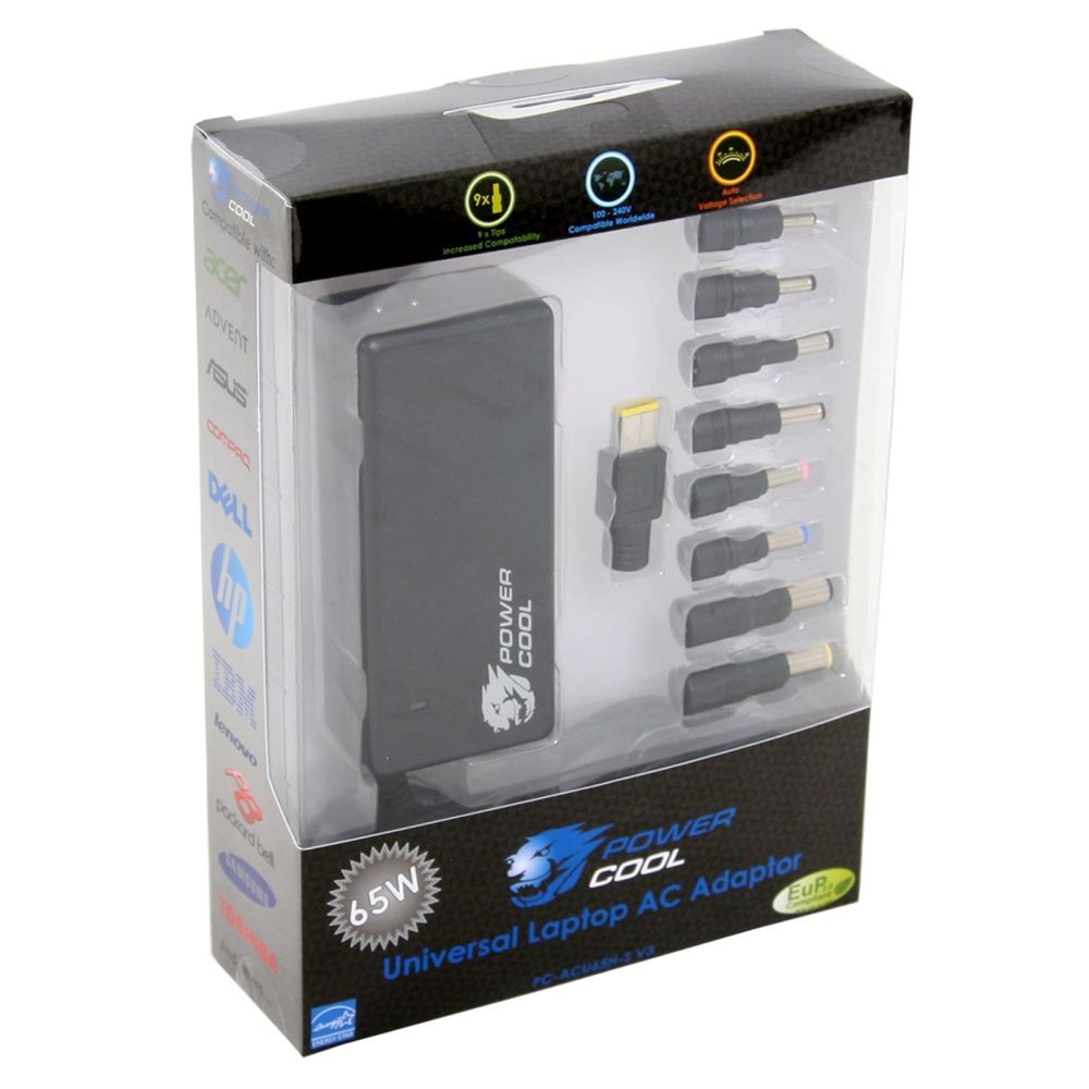 Powercool 65W Universal Adapter