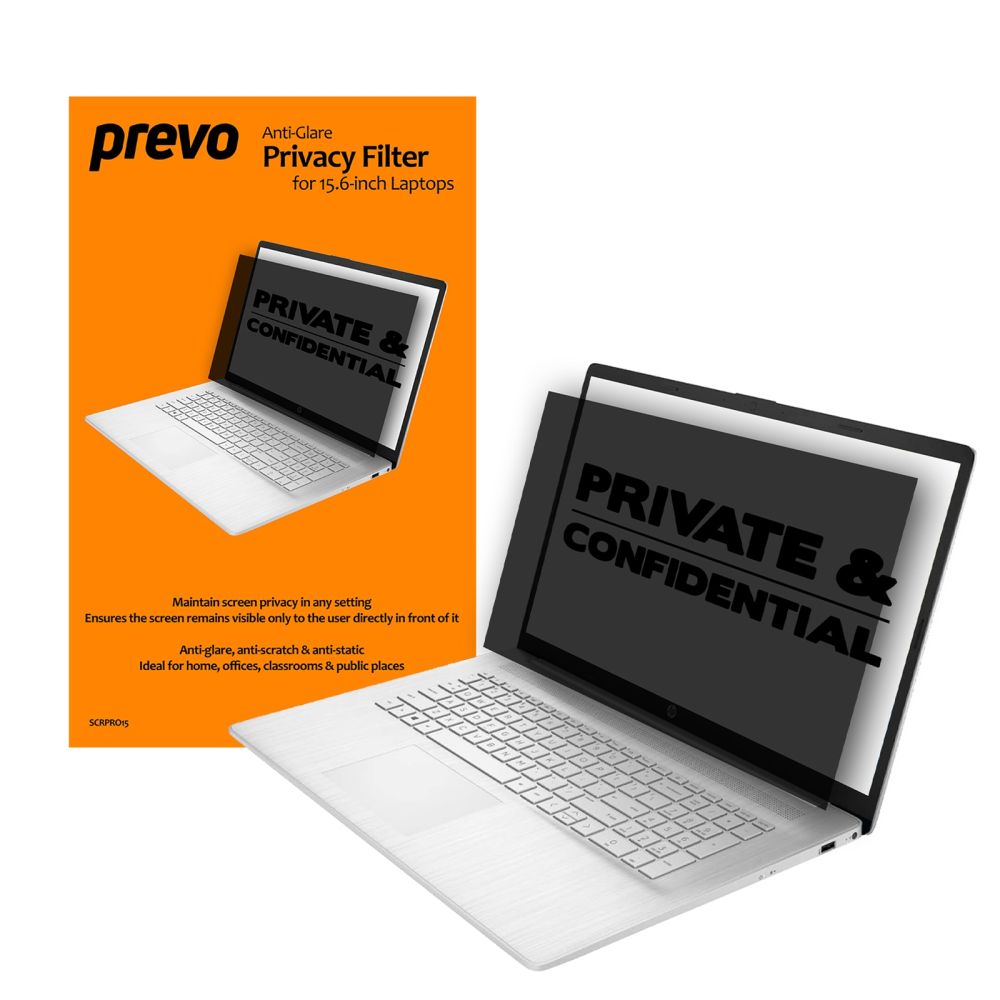 PREVO 15.6" Anti-Glare Privacy Screen Filter