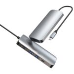 PREVO 501R USB-C Notebook Dock, Silver