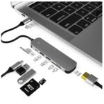 PREVO C605A USB-C Dock Silver