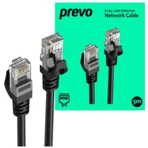 PREVO CAT6 Black 5M Cable