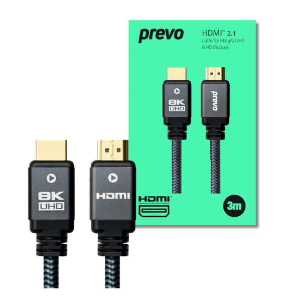 PREVO HDMI-2.1-3M Black Cable