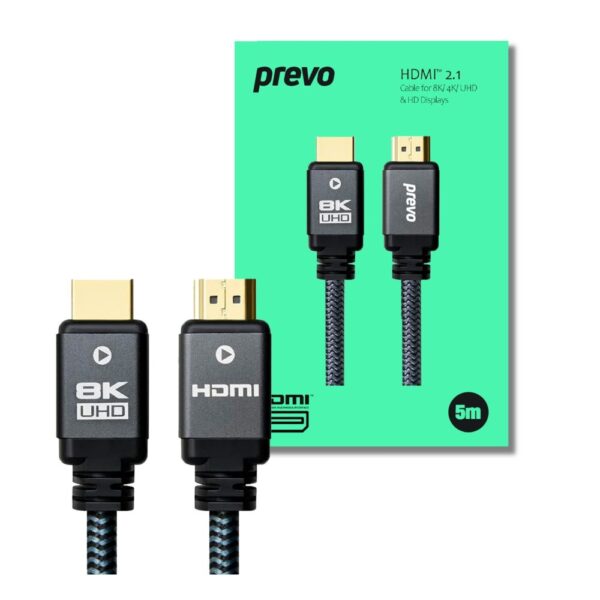 PREVO HDMI-2.1-5M Black Cable