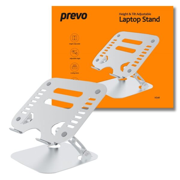 PREVO HZ08 Silver Notebook Stand 43.2 cm