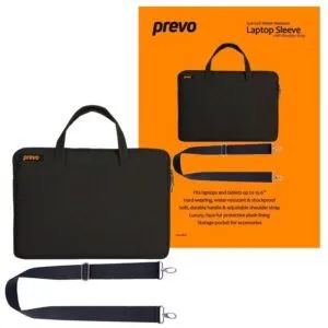 PREVO LB001 15.6" Black Notebook Sleeve