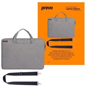 PREVO LB001 15.6" Grey Notebook Sleeve Case