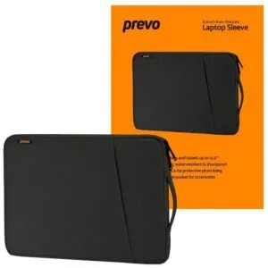 PREVO LB007 15.6" Black Notebook Sleeve