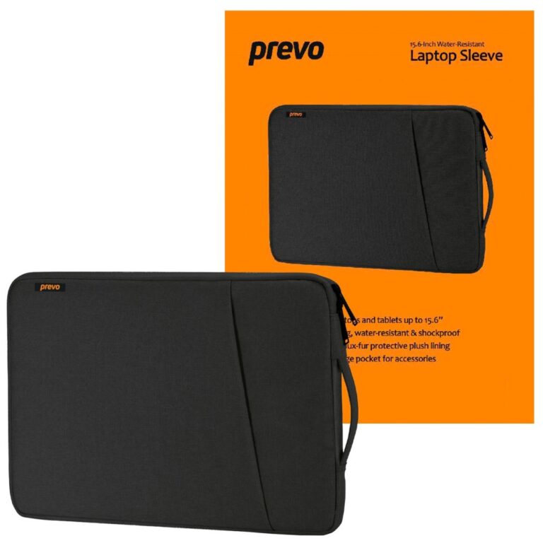 PREVO LB007 15.6" Black Notebook Sleeve