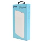Prevo SP3012 10000mAh Power Bank, Dual-Port, White