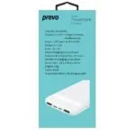 PREVO SP3012 10000mAh Power Bank, Dual-Port
