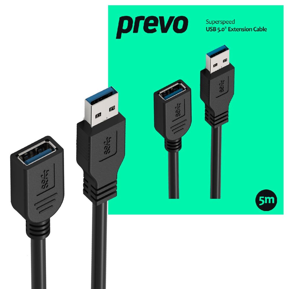 PREVO USB 3.0 Cable 5M Black