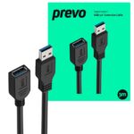PREVO USB 3.2 Gen 1 Cable 3M Black