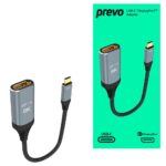 PREVO USB-C DisplayPort Adapter 0.2m