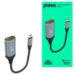 PREVO USB-C DisplayPort Adapter 0.2m