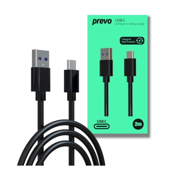 PREVO USBA-USBC-2M USB 2.0 Cable