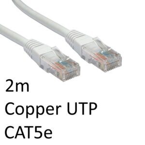 RJ45 CAT5e 2m White Network Cable
