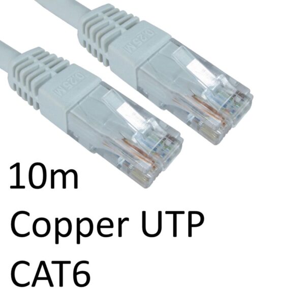 RJ45 CAT6 10m White Network Cable