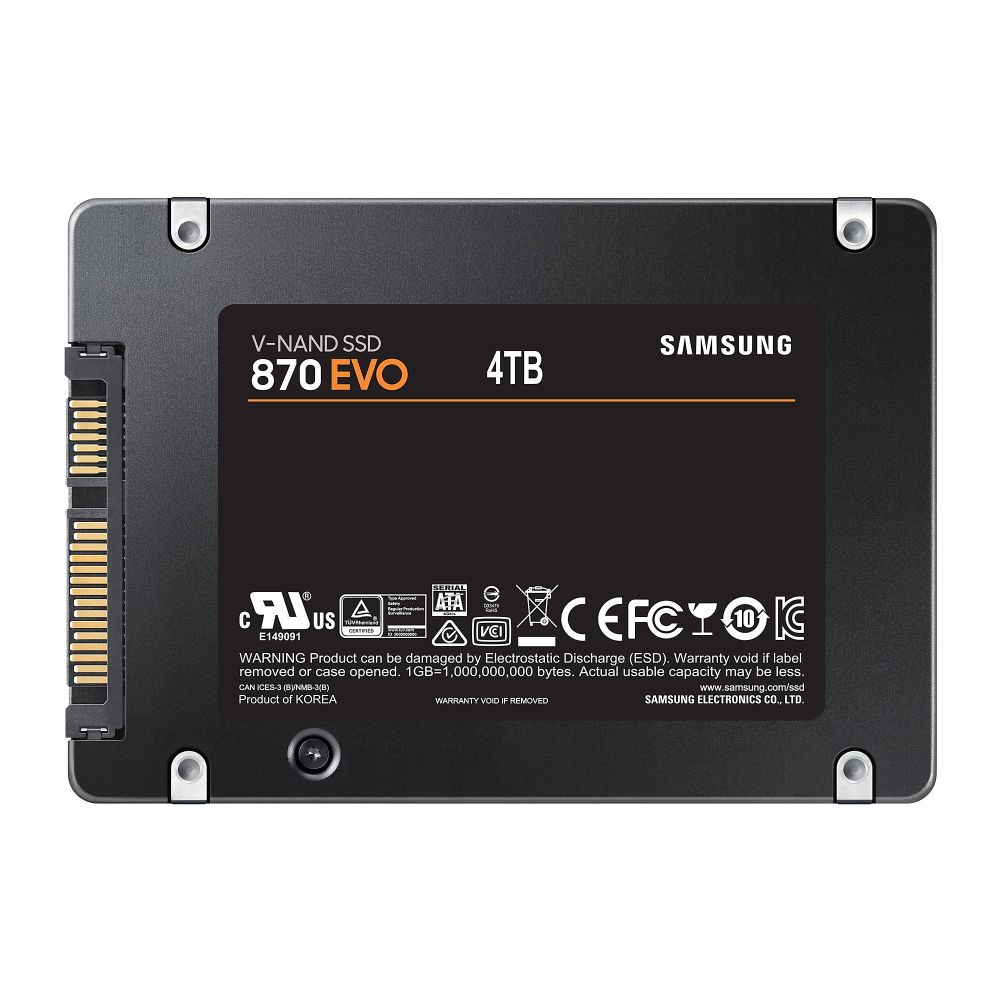 Samsung 870 EVO 4TB SATA III V-NAND SSD