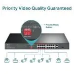 TP-Link 16-Port PoE+ Rackmount Switch