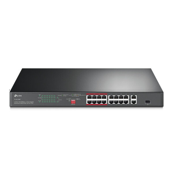 TP-Link 16-Port PoE+ Rackmount Switch