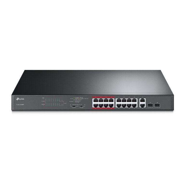 TP-Link 16-Port PoE Switch with Gigabit Uplink